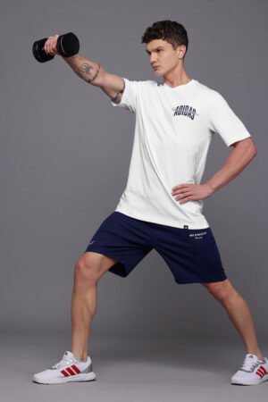 ADIDAS Printed Pure Cotton T-shirt