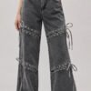 Suo Women Relaxed Fit Mid-Rise Light Fade Jeans
