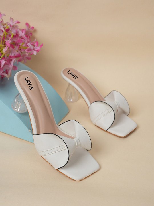 Lavie Party Block Mules with Bows