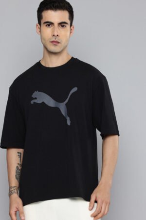 Puma Essential Elevated Brand Logo Printed Pure Cotton T-shirt
