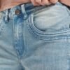 Glitchez Women Wide Leg Light Faded Stretchable Jeans