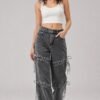 Suo Women Relaxed Fit Mid-Rise Light Fade Jeans