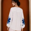 DIWAKAR Casual Balloon Sleeve Floral Print Women