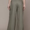Roadster The Lifestyle Co. Women Pure Cotton Pleated Regular Fit Cargos