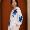 DIWAKAR Casual Balloon Sleeve Floral Print Women