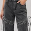 Suo Women Relaxed Fit Mid-Rise Light Fade Jeans