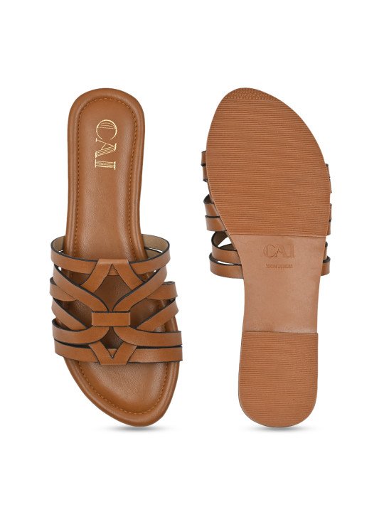 CAI Women Lazer cut Flats