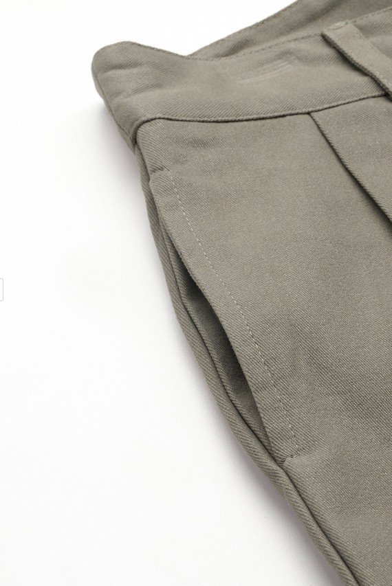 Roadster The Lifestyle Co. Women Pure Cotton Pleated Regular Fit Cargos