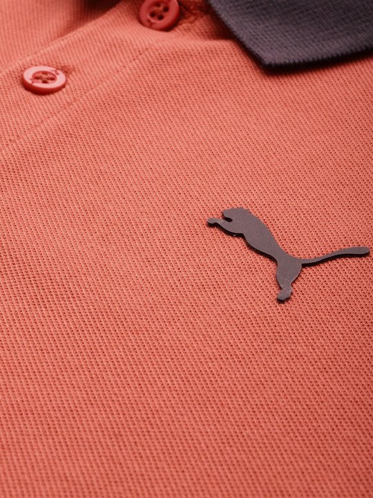 Puma ESS ELEVATED Slim Fit Polo Collar T-shirt