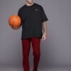 ADIDAS Typography Printed Oversized Basketball T-shirt