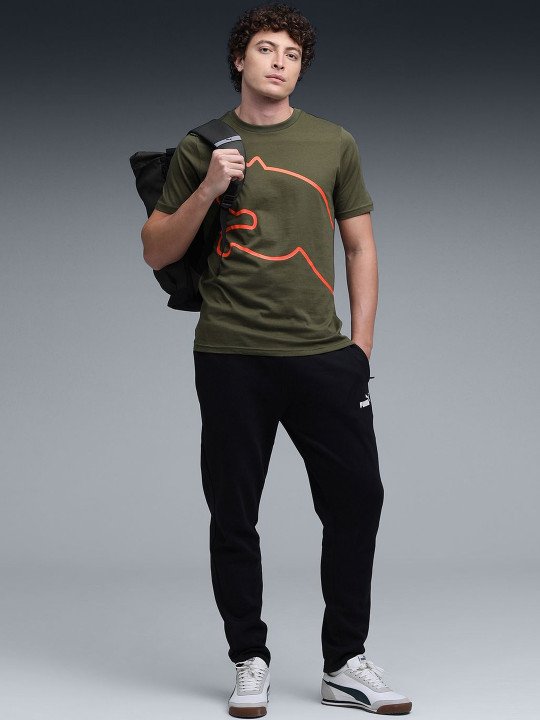 D2mR0oex_5d49427ee0684defb9b3d728200d9e8c Puma Essential Brand Logo Printed Pure Cotton T-shirt