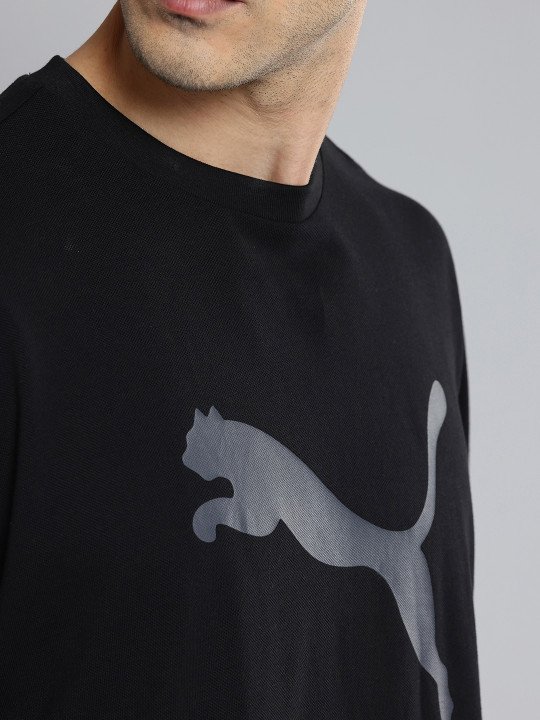 Puma Essential Elevated Brand Logo Printed Pure Cotton T-shirt