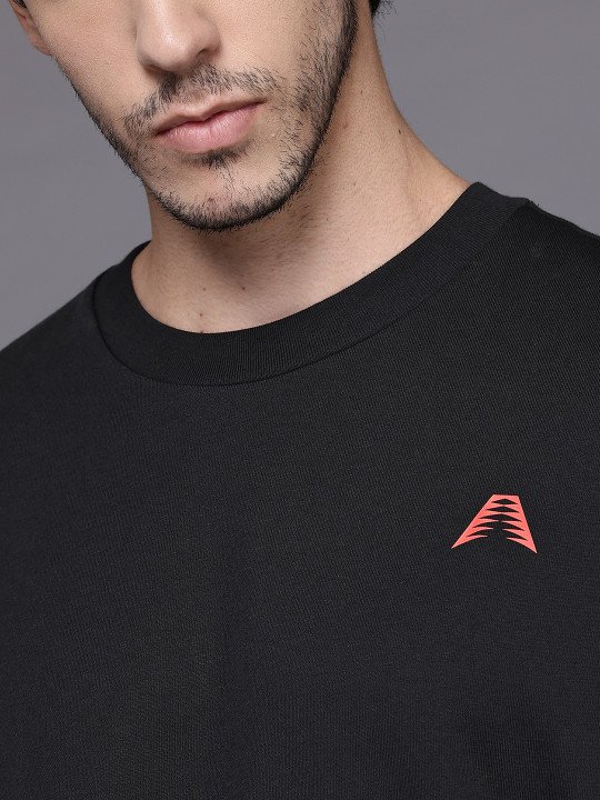 ADIDAS Typography Printed Oversized Basketball T-shirt