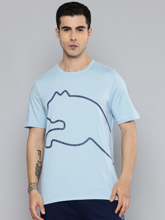 FNY9iXCw_6da26c589e72412695dcfac271044c95 Puma Essential Brand Logo Printed Pure Cotton T-shirt