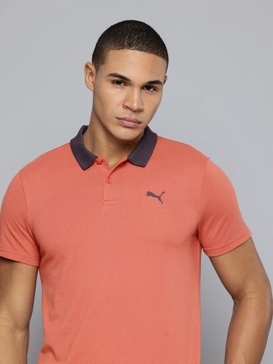 Puma ESS ELEVATED Slim Fit Polo Collar T-shirt