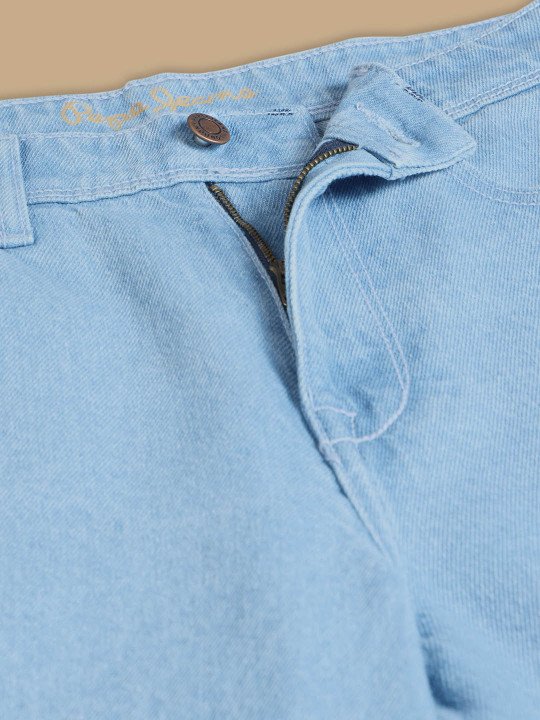 Pepe Jeans Men Relaxed Fit Mid-Rise Low Distress Light Fade Stretchable Jeans