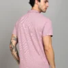 ADIDAS Men Solid Polo Neck Pure Cotton