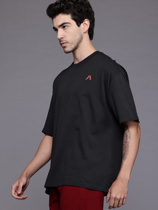 ADIDAS Typography Printed Oversized Basketball T-shirt