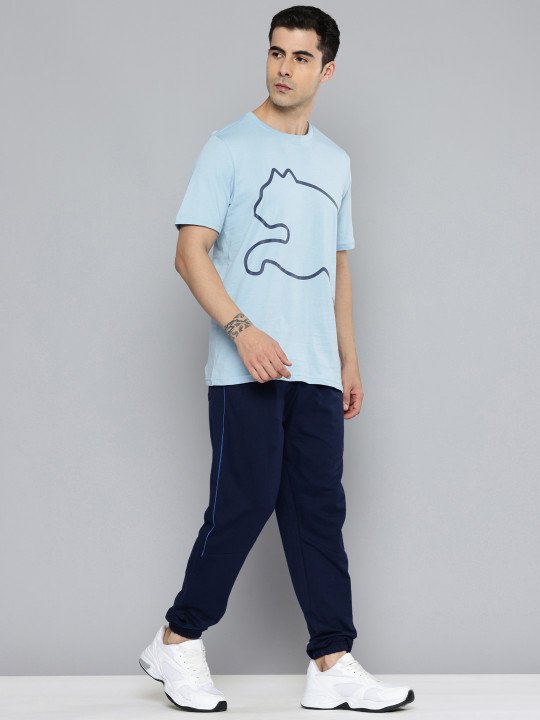 WGvFcJgL_84abe105964045bcbb20f9bb06fce43e Puma Essential Brand Logo Printed Pure Cotton T-shirt