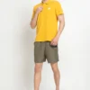 ADIDAS Men Solid Polo Neck Pure Cotton