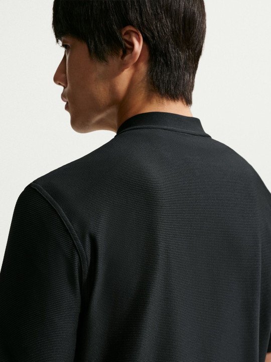 Nike Men Brand Logo Henley Neck Dri-FIT T-shirt