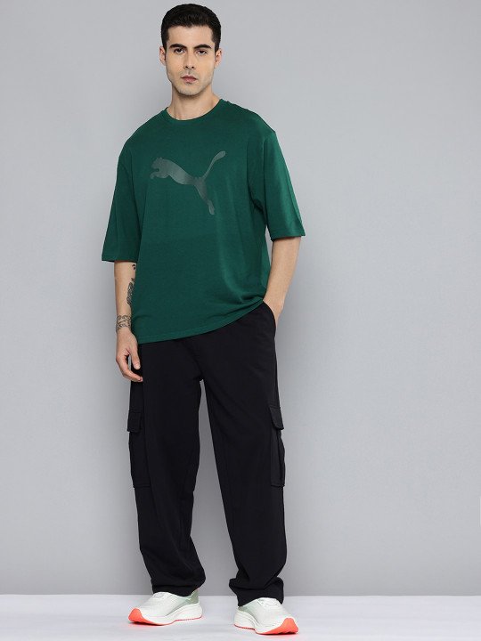 Puma Essential Elevated Brand Logo Printed Pure Cotton T-shirt