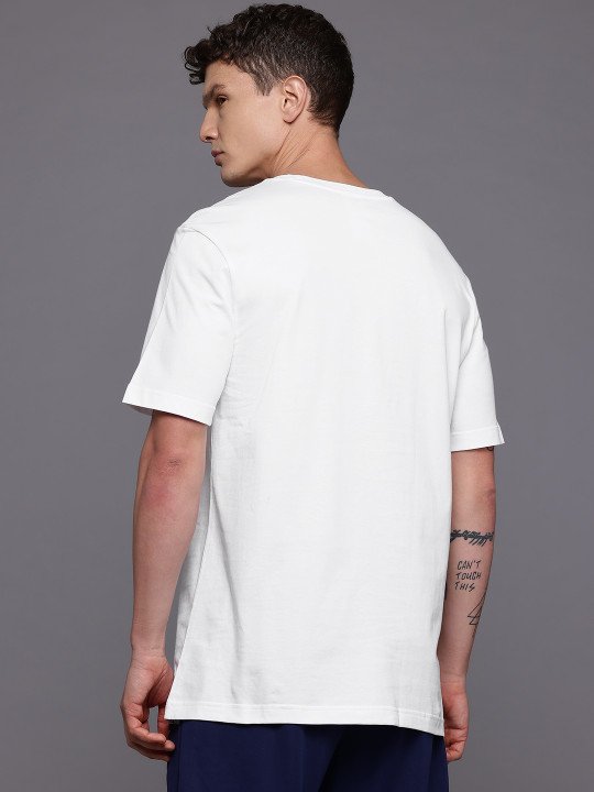 ADIDAS Printed Pure Cotton T-shirt
