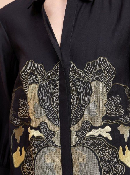Anouk Embroidered Shirt with Trousers