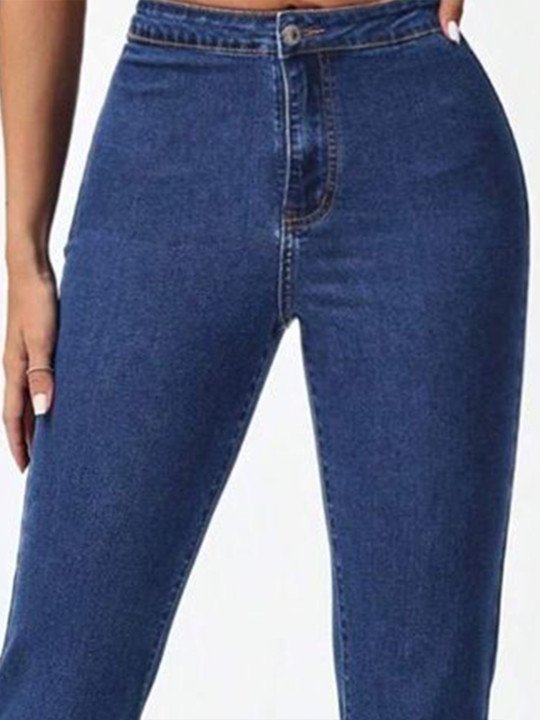 Aadvi Fashion Women Flared Fit High-Rise Stretchable Jeans