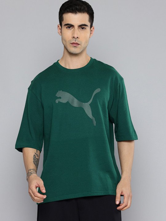 Puma Essential Elevated Brand Logo Printed Pure Cotton T-shirt