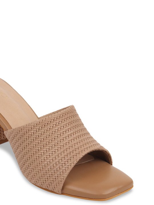 camel brown 1 ICONICS Women Brown Block Heels
