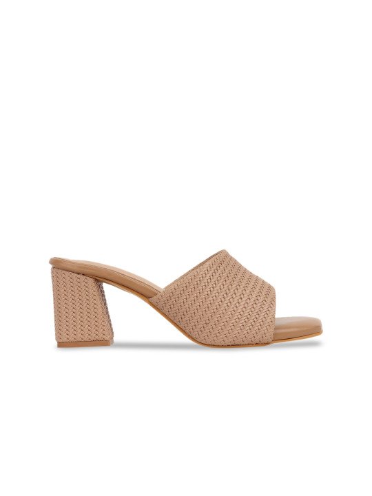camel brown 5 ICONICS Women Brown Block Heels