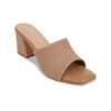 camel brown 6 ICONICS Women Brown Block Heels