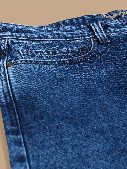Pepe Jeans Men Relaxed Fit Mid-Rise Stretchable Jeans