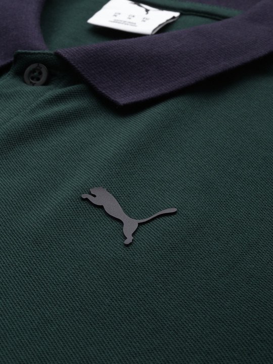 Puma ESS ELEVATED Slim Fit Polo Collar T-shirt
