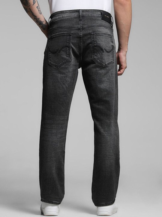 Jack & Jones Men Clark Low-Rise Light Fade Stretchable Jeans