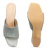 grey 5 ICONICS Women Brown Block Heels