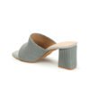grey 8 ICONICS Women Brown Block Heels