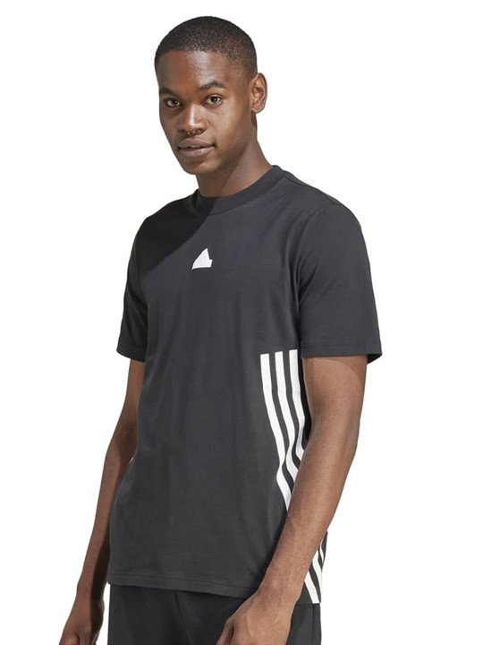 ADIDAS Brand Logo Printed Pure Cotton Round Neck T-Shirt