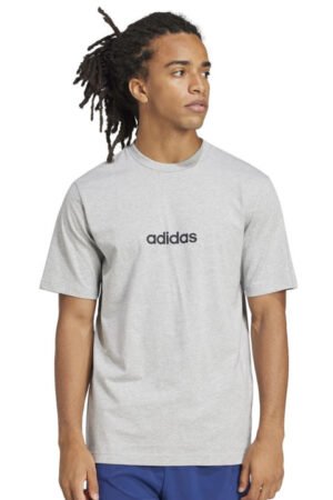 ADIDAS M Lin Sj T Round Neck Brand Logo Regular Fit T-Shirt