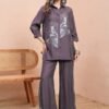 Anouk Embroidered Shirt with Trousers