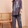 Anouk Embroidered Shirt with Trousers