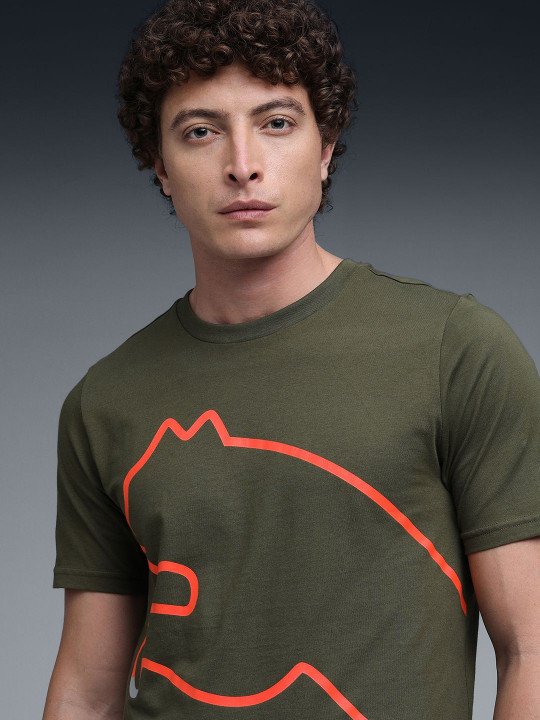 oLUqpZwj_de85a988ad044af19096454f7b85bd9f Puma Essential Brand Logo Printed Pure Cotton T-shirt