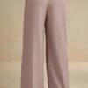 Kotty Women Relaxed Straight Leg High-Rise Pleated Parallel Trousers