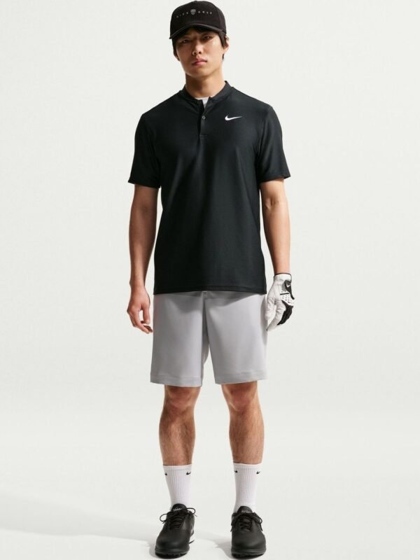 Nike Men Brand Logo Henley Neck Dri-FIT T-shirt