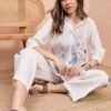 Anouk Embroidered Shirt with Trousers