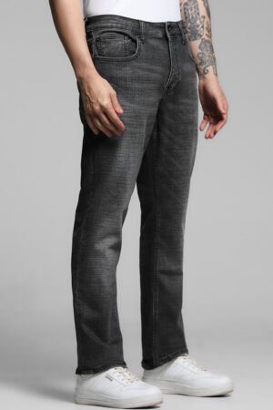 Jack & Jones Men Clark Low-Rise Light Fade Stretchable Jeans